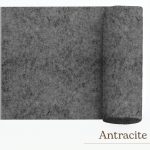 Feltro 3mm NOTE DI GRIGIO E NERO - immagine 4