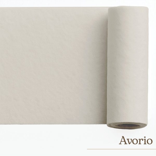 Feltro 3mm NOTE DI BIANCO - immagine 2