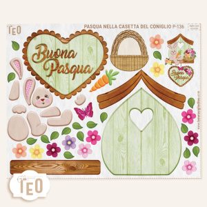 P-136 Pasqua Nella Casetta Del Coniglio