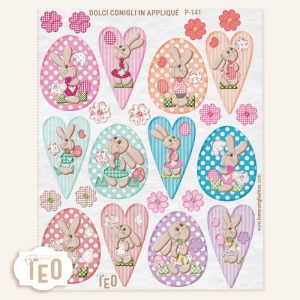 P-141 Dolci Conigli in Appliqué
