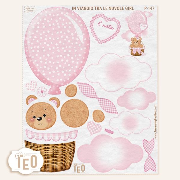 P-147 Viaggio Tra Le Nuvole Girl - immagine 1