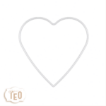 Cuore In Metallo 15 cm
