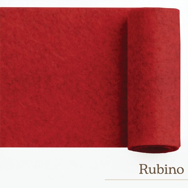 Feltro 3mm NOTE DI ROSSO - immagine 3