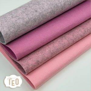 Feltro 3mm NOTE DI ROSA CHIARO