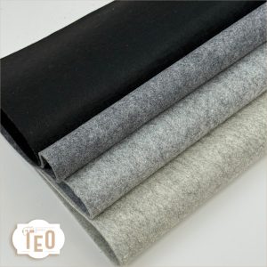 Feltro 3mm NOTE DI GRIGIO E NERO