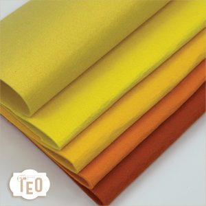 Feltro 3mm NOTE DI GIALLO E ARANCIONE