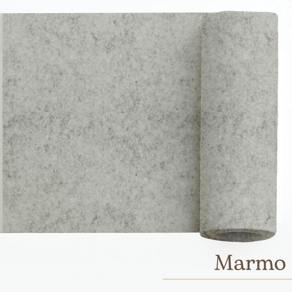 Feltro 3mm NOTE DI GRIGIO E NERO - immagine 2
