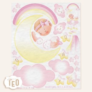 P-110 Baby Girl Sulla Luna