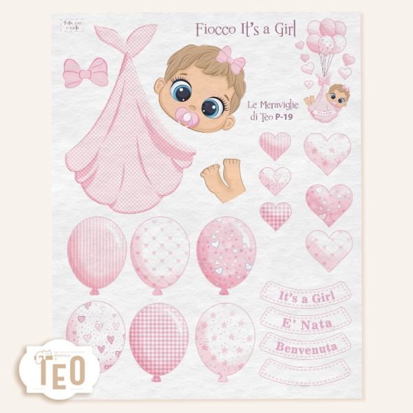 P-19 Fiocco It's a Girl - immagine 1