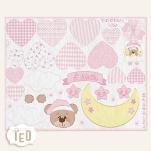 P-68 Teddy Bear Rosa