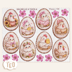 P-Small-138 Gallinelle A Tavola