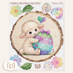 P-Small-139 L'agnellino Con Il Suo Uovo