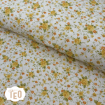 Tessuto Panama Petit Fleur Sole-Fantasia floreale h 280 cm- Misto cotone