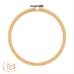 Telaio da ricamo in legno naturale 15,5 cm