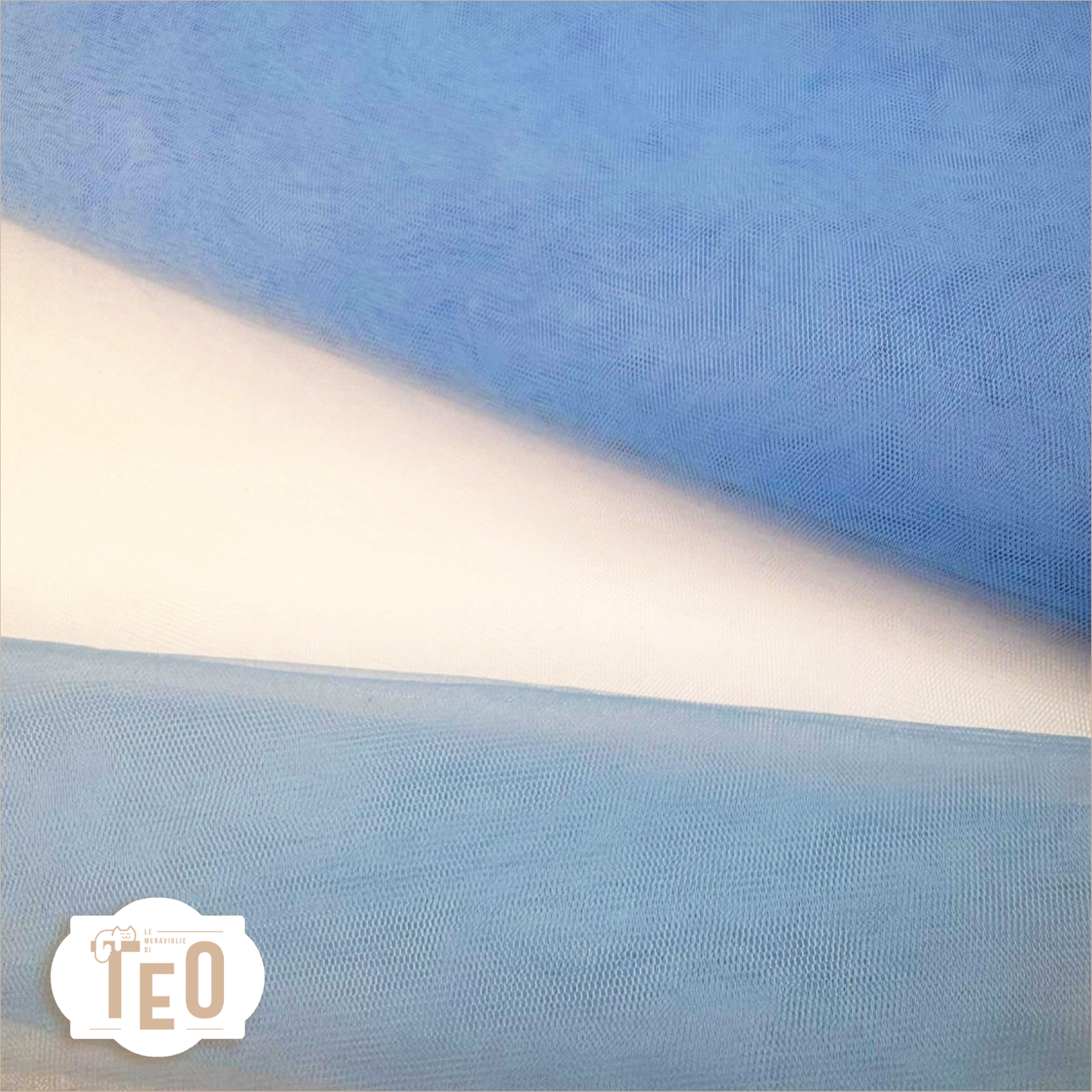 Tulle Celeste 1 Tulle Soft Azzurro - immagine 1