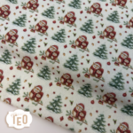 Pannolenci Fantasia "Magia Di Natale Bordeaux" - immagine 3