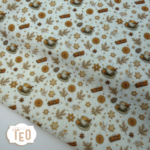 Pannolenci Fantasia "Magia Di Natale Beige" - immagine 2
