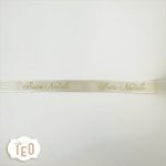 Nastro di Raso Lurex "Buon Natale" - immagine 3