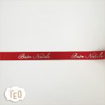 Nastro di Raso Lurex "Buon Natale" - immagine 2