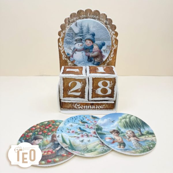 Calendario Perpetuo" 4 Stagioni" - immagine 1