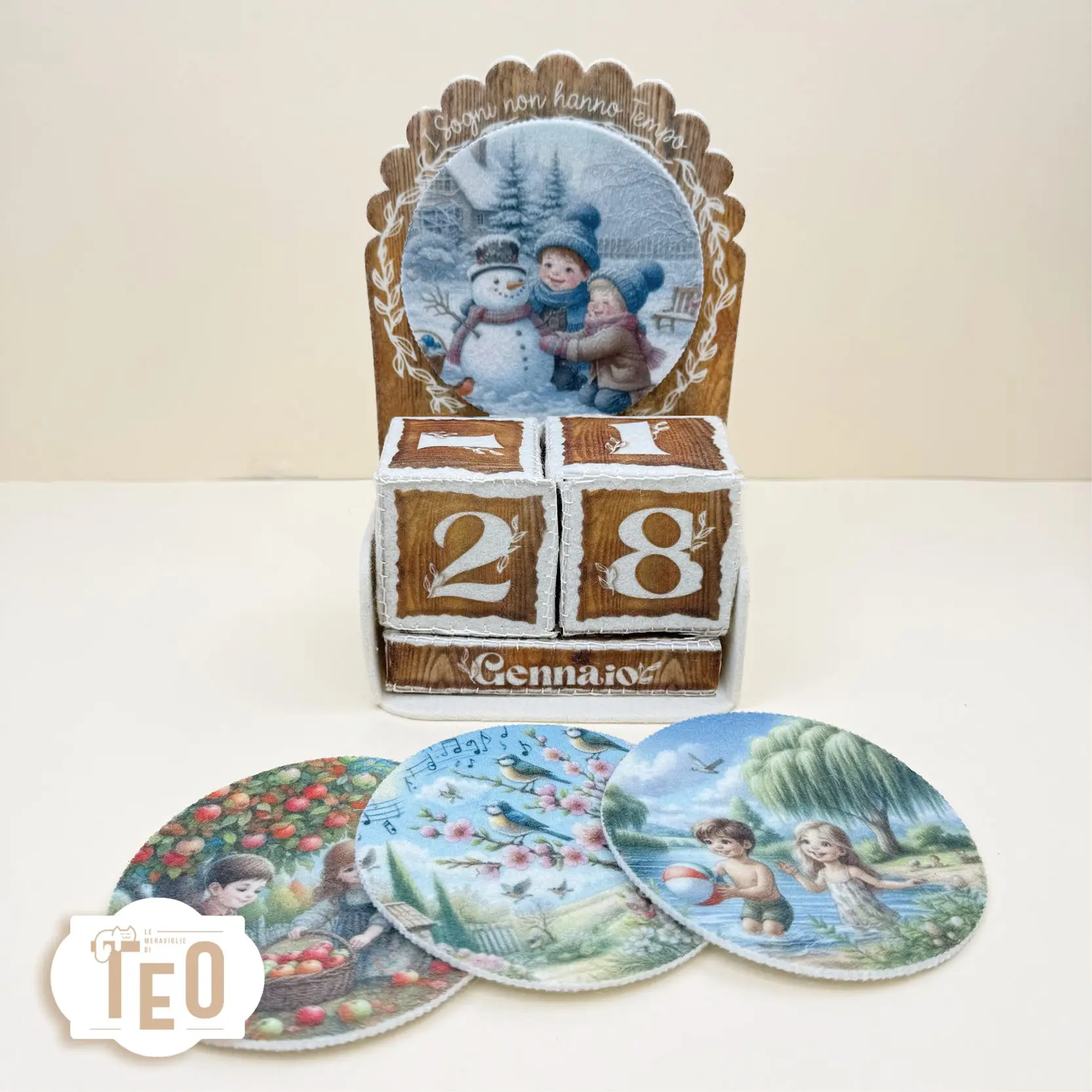 Calendario Perpetuo" 4 Stagioni" - immagine 1