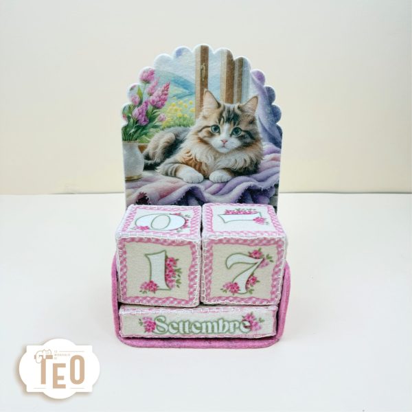 Calendario Perpetuo "Gattino" - immagine 1