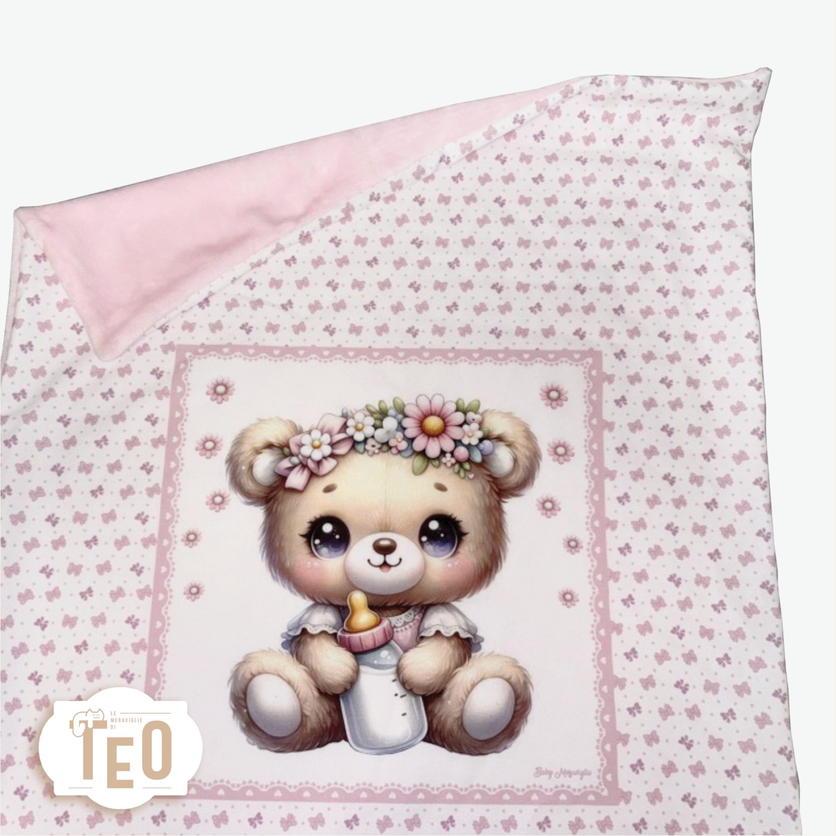 copertina orsetta Copertina Orsetta Rosa - immagine 1