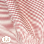 Cotone Quadrettato Rosa Antico - immagine 2