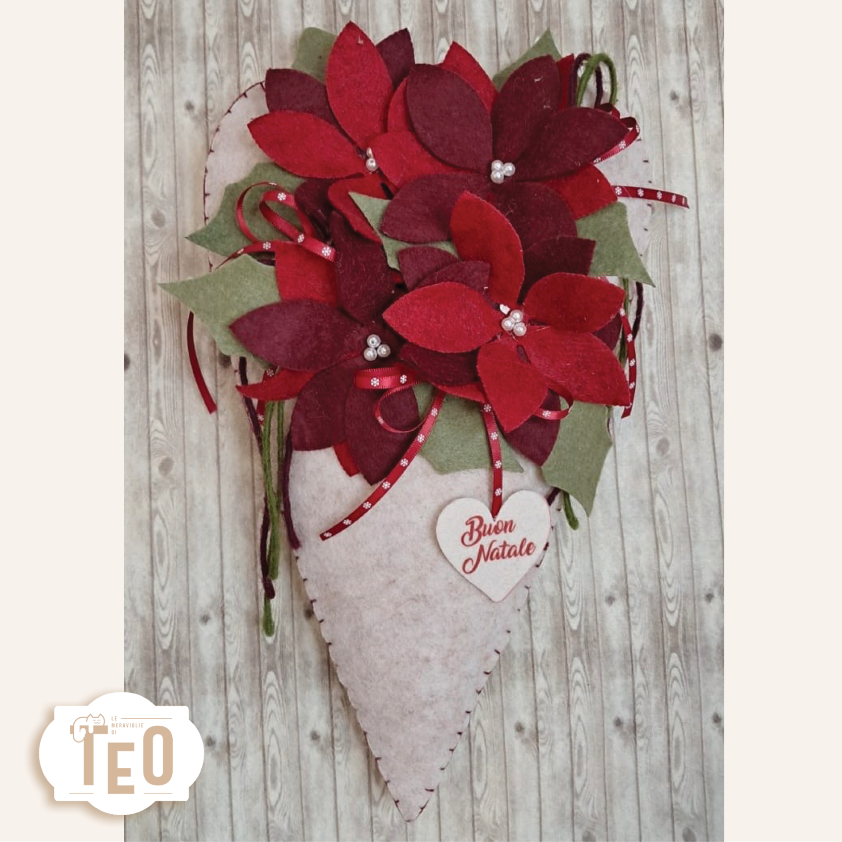 cuore noel rosso Cuore Noel - immagine 1