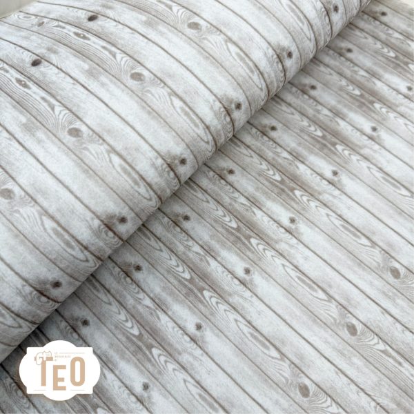 Feltro 3mm Fantasia "Effetto Legno Stecchine" - immagine 3