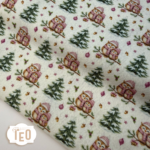 Pannolenci Fantasia "Magia Di Natale Rosa" - immagine 3
