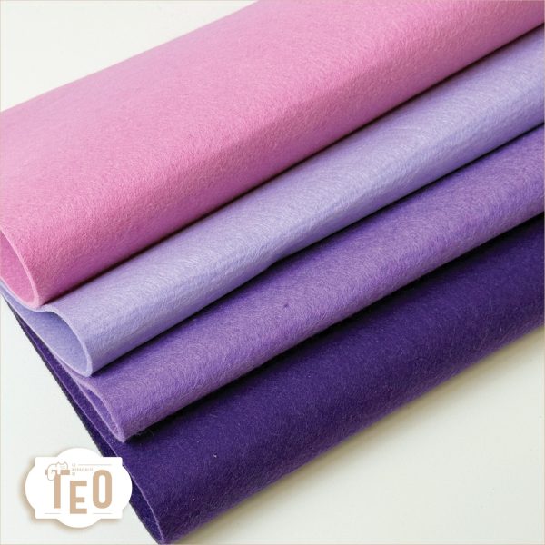 Feltro 3mm NOTE DI VIOLA - immagine 1