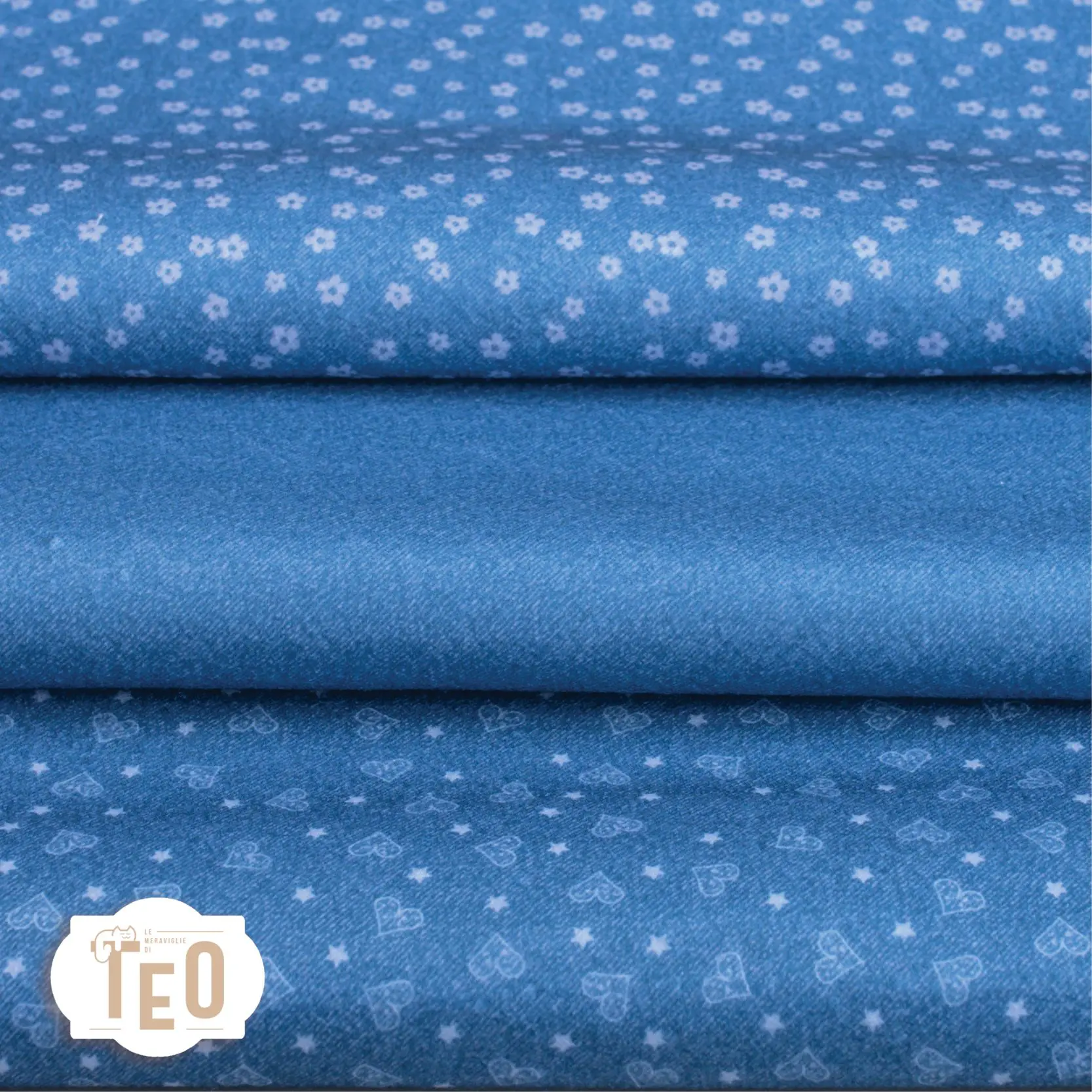 Pannolenci Fantasia "Effetto Jeans" - immagine 1