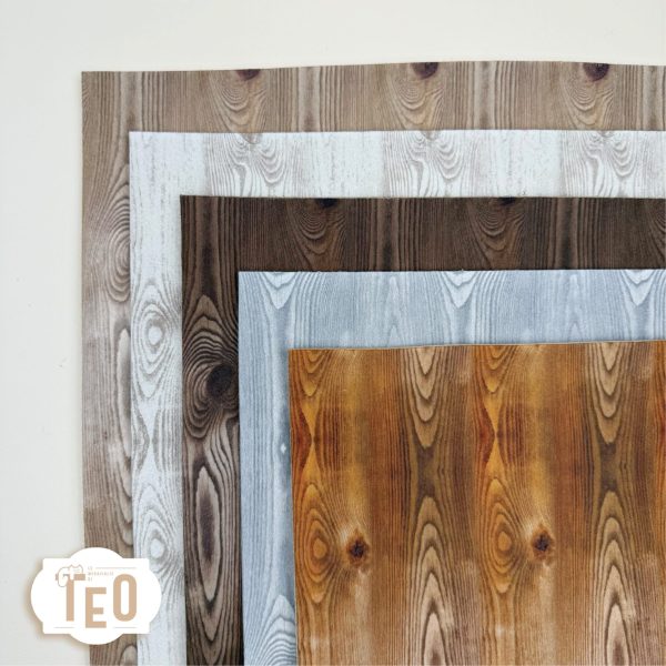 Feltro 3mm Fantasia "Effetto Legno" - immagine 1
