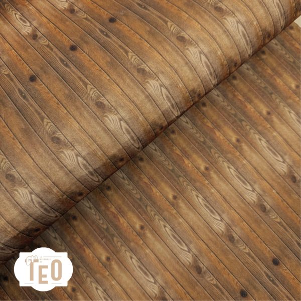 Feltro 3mm Fantasia "Effetto Legno Stecchine" - immagine 4