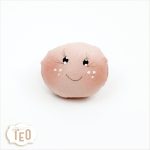 Viso in Tessuto Dipinto a Mano - immagine 2