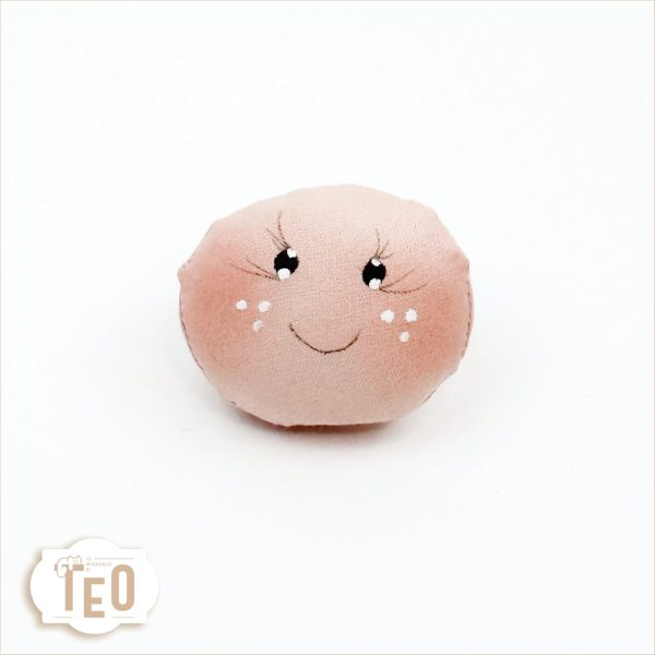Viso in Tessuto Dipinto a Mano - immagine 2