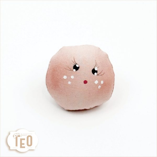 Viso in Tessuto Dipinto a Mano - immagine 3