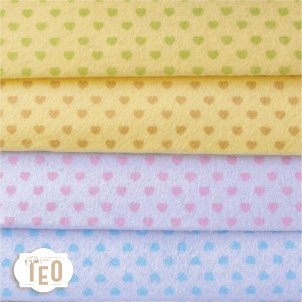 Pannolenci Fantasia "Mini Cuori" - immagine 1