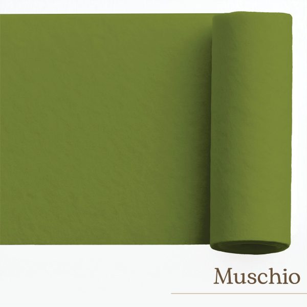 Feltro 3mm NOTE DI VERDE SCURO - immagine 3