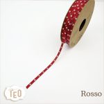 Nastrino in raso "Cristalli di Ghiaccio"- altezza 5mm - immagine 3