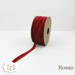 Nastro in velluto con bordino oro - immagine 2
