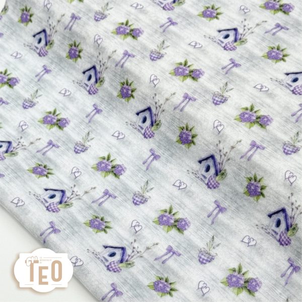 Pannolenci Fantasia"Lavanda" - immagine 6