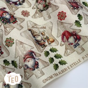 P-123"Gnomi tra Alberi Stelle"GLITTER