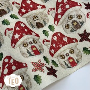 P-124"Incanto tra le casette di fungo"GLITTER
