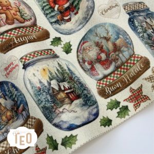 P-127"Barattoli e Palle di Neve" GLITTER
