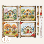 P-184 Quattro Stagioni, Una Casa