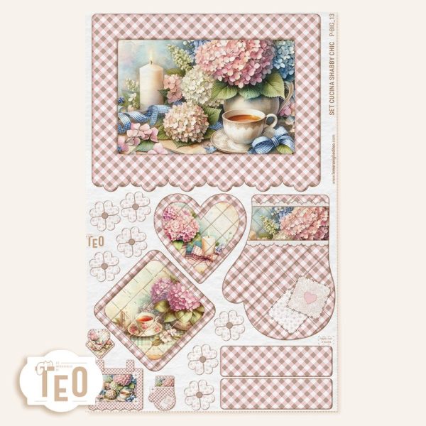 P-Big-13 Set Cucina Shabby Chic - immagine 1