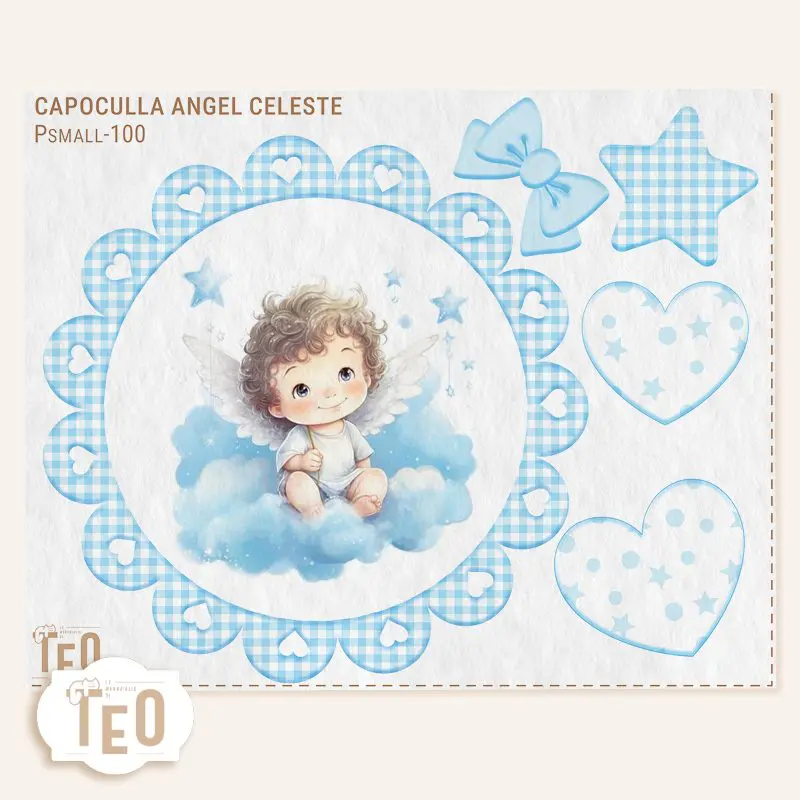 P-Small-100 Capoculla Angel Celeste - immagine 1