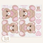 P-Small-74 Portachiavi Teddy